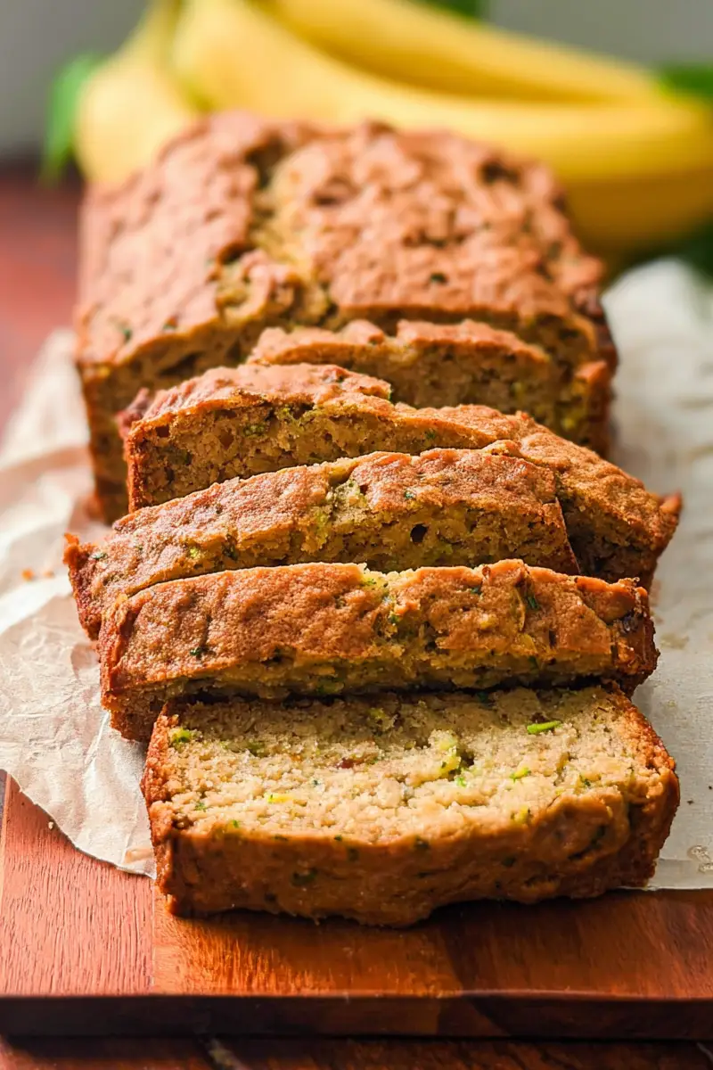 Keto Banana Zucchini Bread