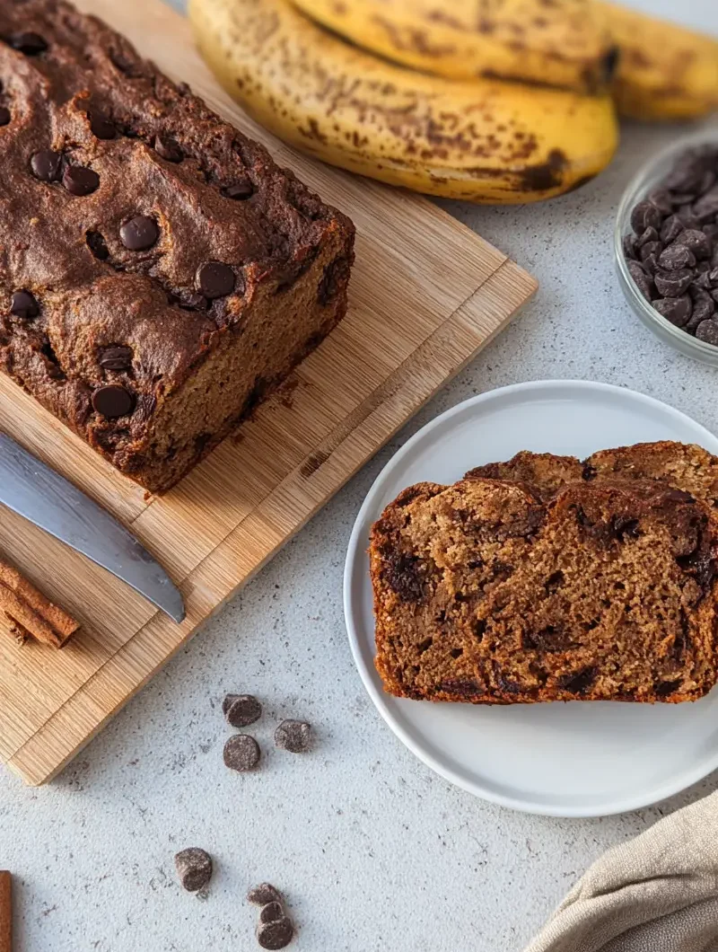 Keto Chocolate Banana Bread