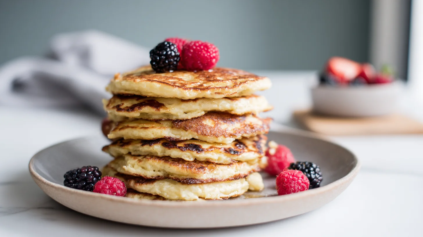 Keto Cottage Cheese Pancakes