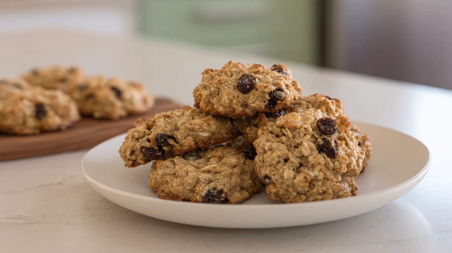Keto Oatmeal Raisin Cookies