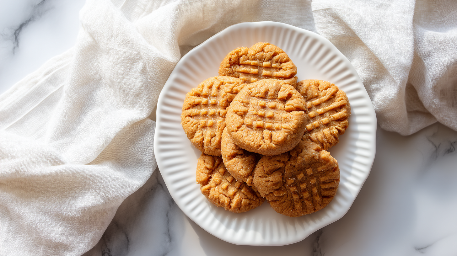 Keto Peanut Butter Cookies (Just 3g Net Carbs!)