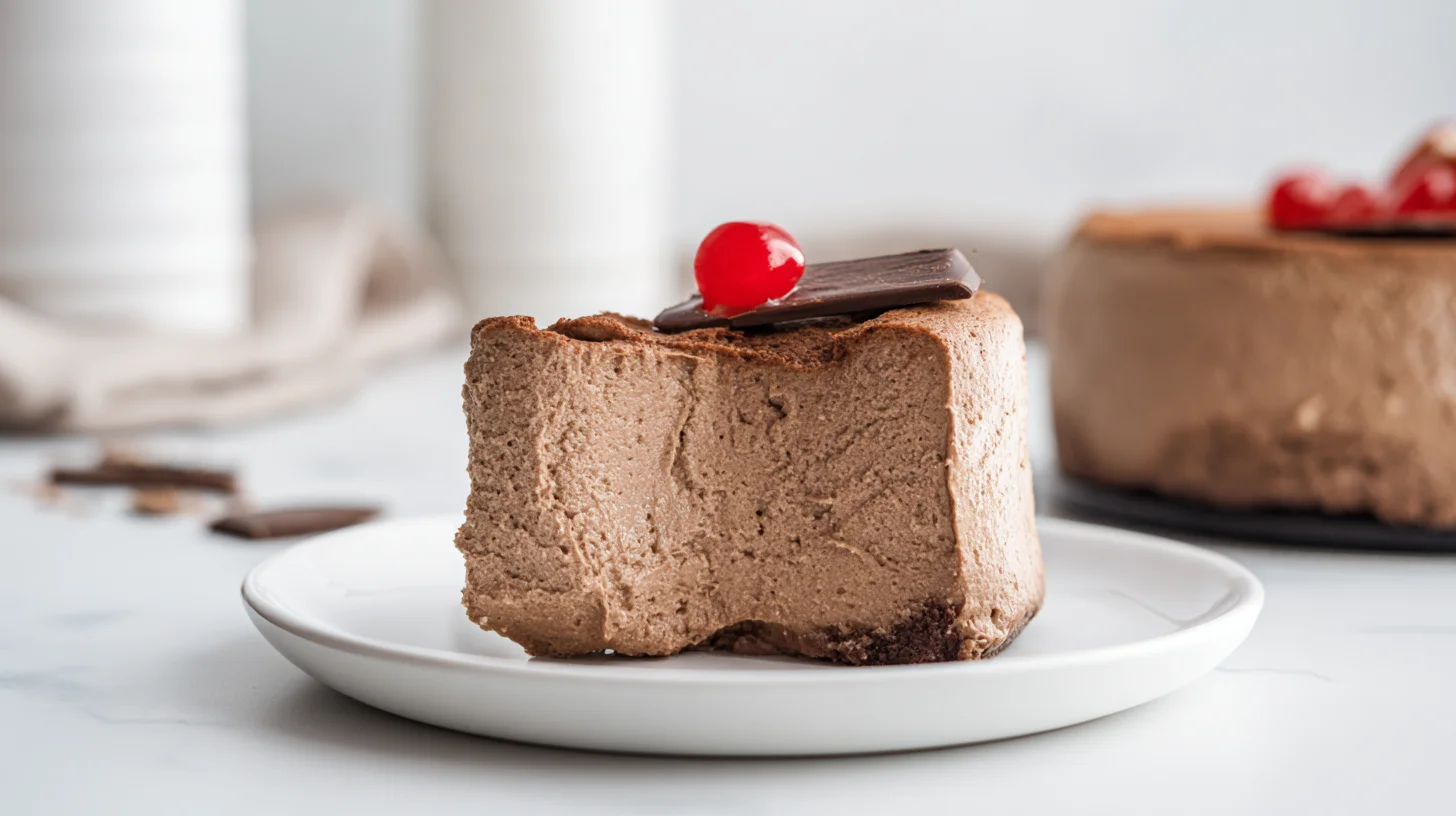 Keto Mocha Cheesecake