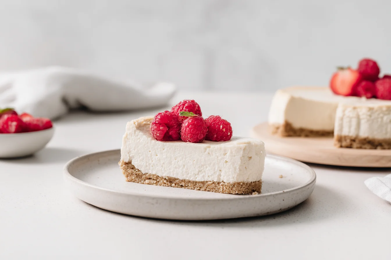 High Protein Keto Cheesecake That’s Creamy and Satisfying
