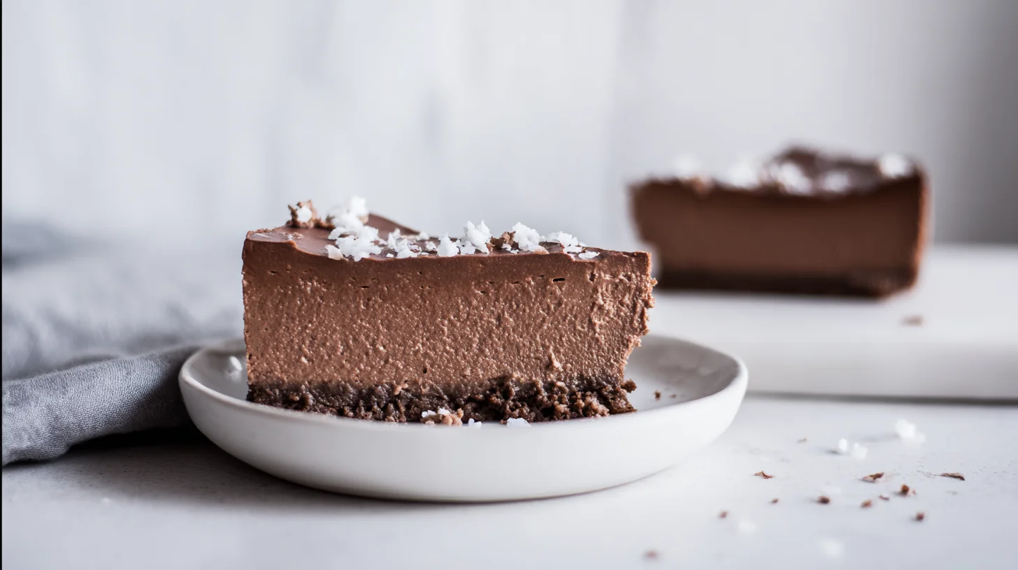 Keto Chocolate Cheesecake