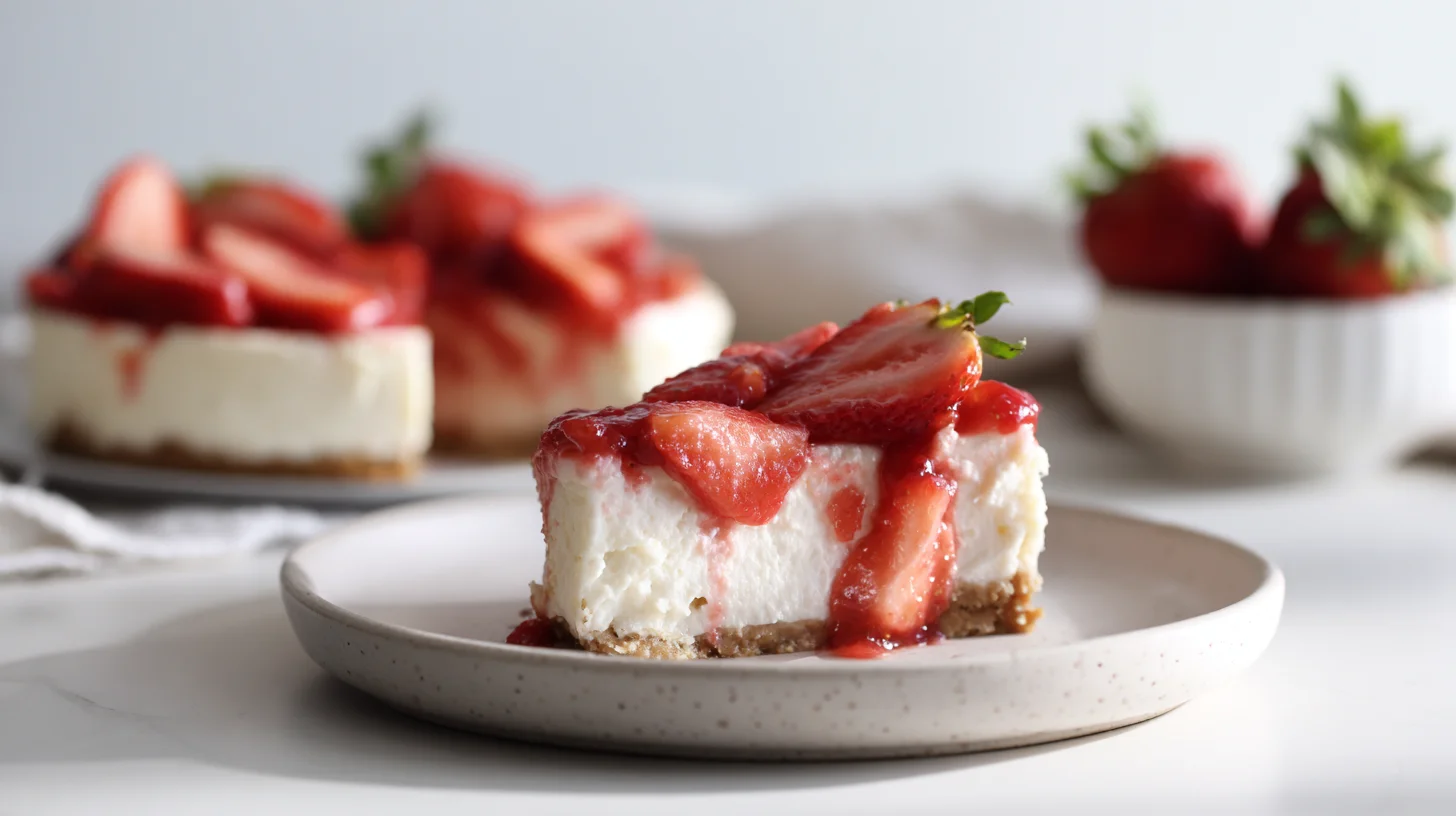 Keto Strawberry Cheesecake That’s Creamy, Dreamy, and Low-Carb