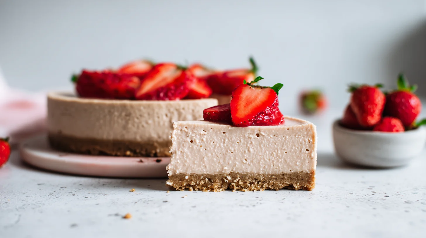 Keto Strawberry Cheesecake