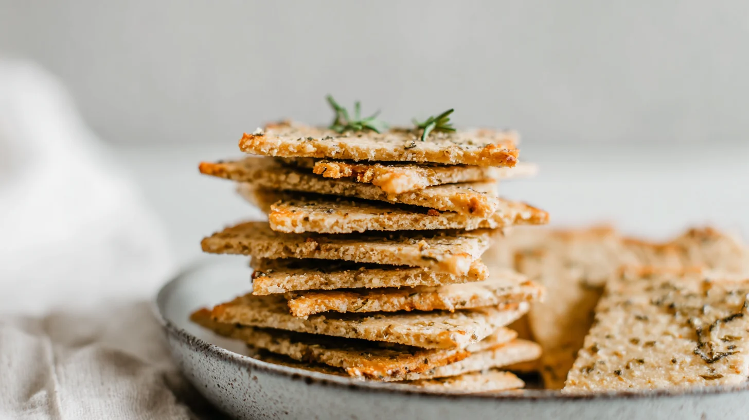 Keto Almond Crackers