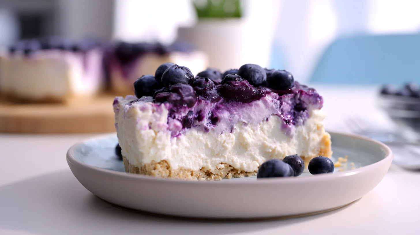 Keto Blueberry Cheesecake That’s Creamy, Dreamy, and Low-Carb