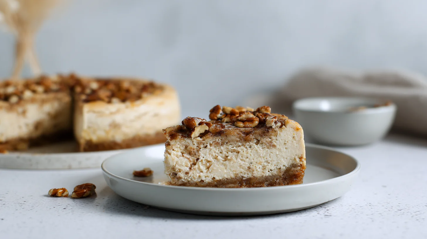 Keto Apple Cinnamon Cheesecake That Tastes Like Fall
