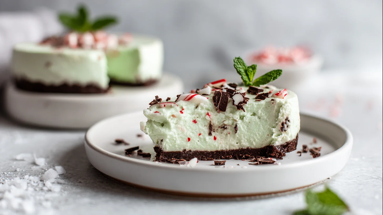 Keto Peppermint Cheesecake
