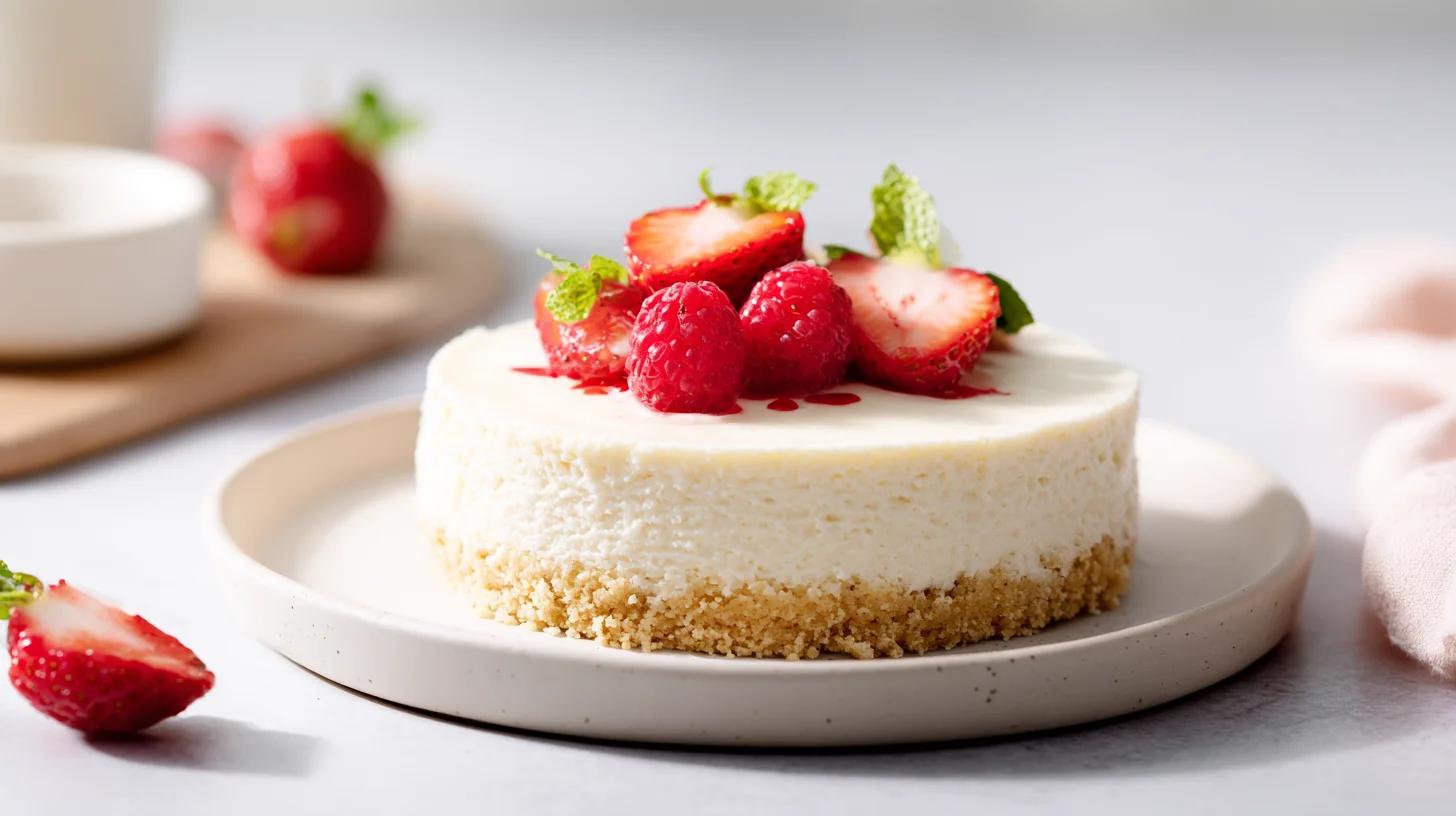 Keto Cheesecake Without Crust