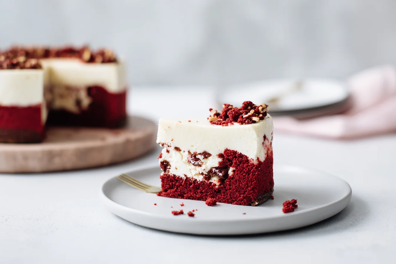 Keto Red Velvet Cheesecake