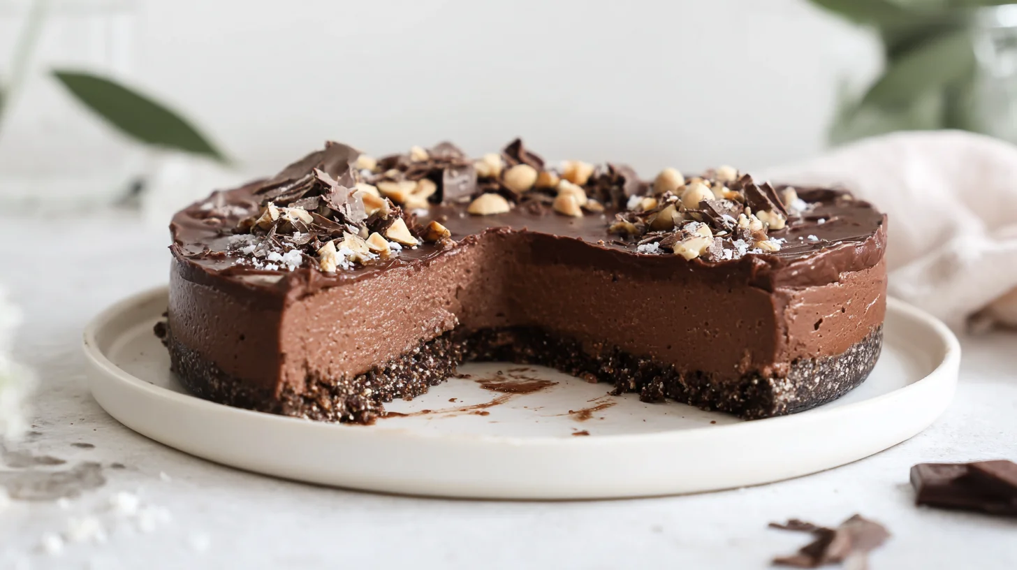 Keto Chocolate Peanut Butter Cheesecake That Tastes Like Heaven