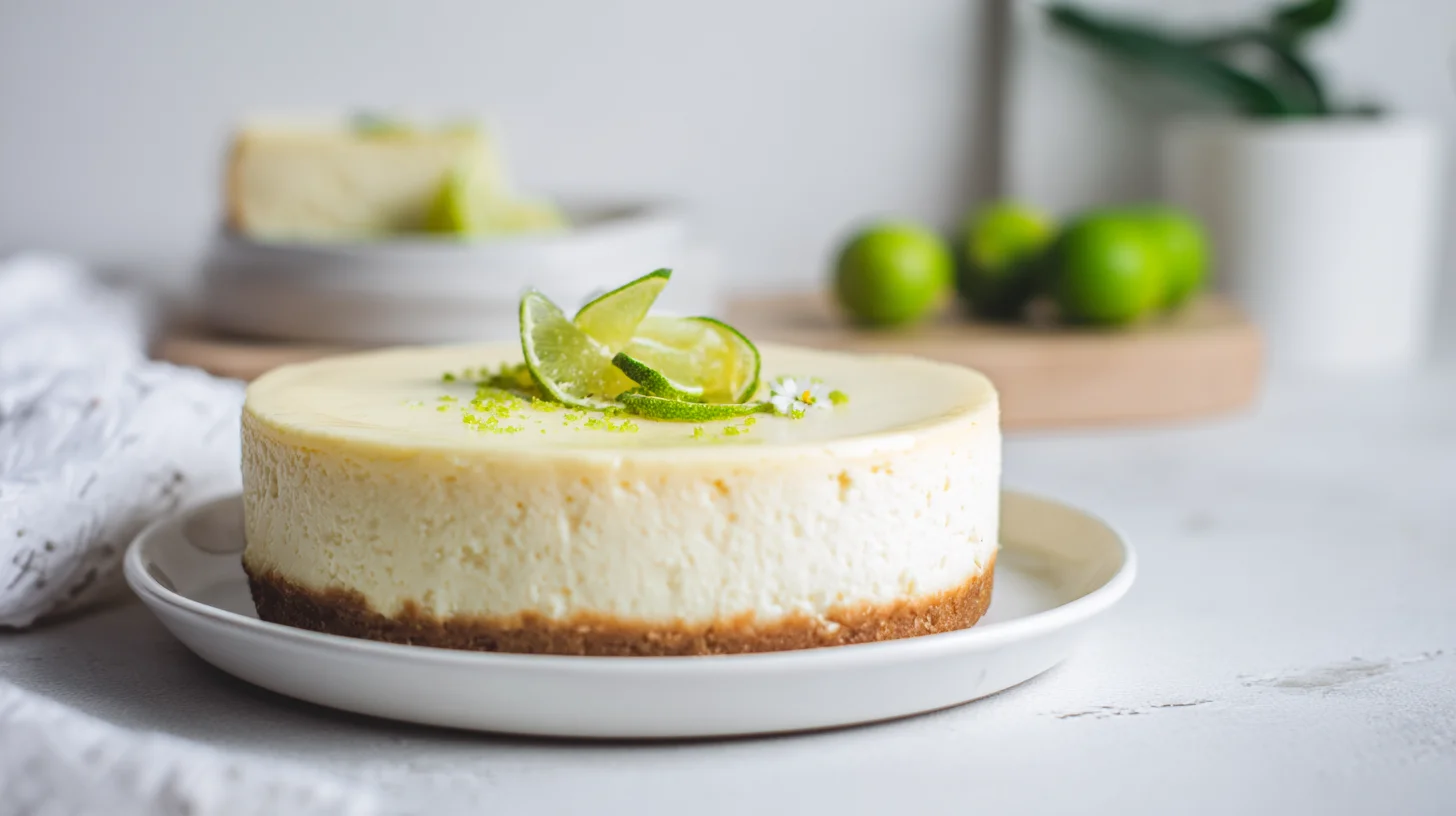 Keto Key Lime Cheesecake