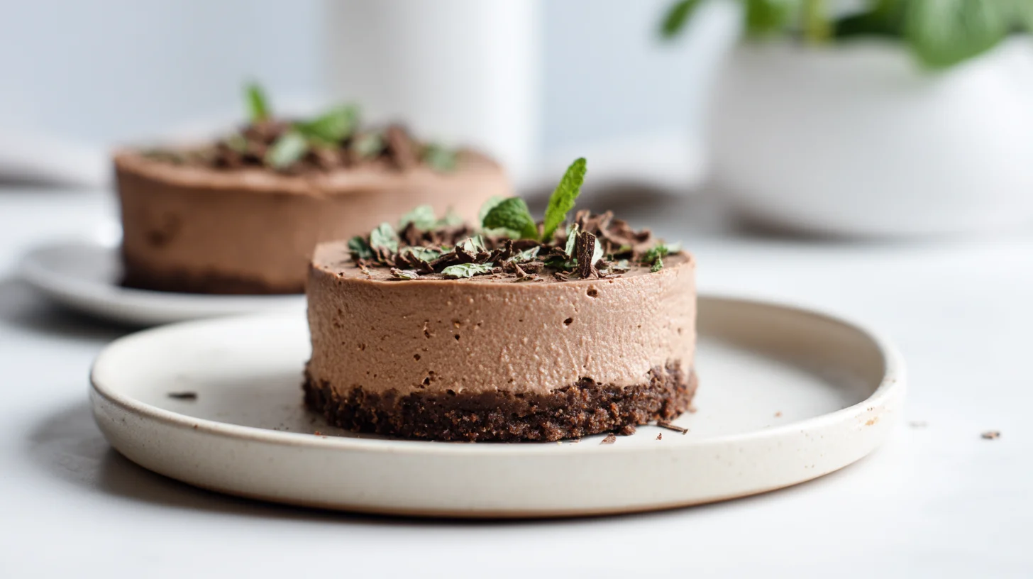 Keto Mint Chocolate Cheesecake That’s Rich, Creamy, and Low-Carb