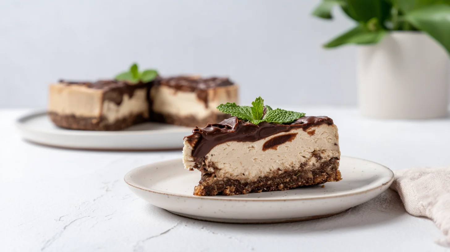 Keto Turtle Cheesecake