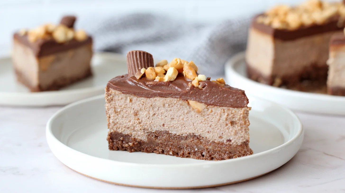 Keto Peanut Butter Cup Cheesecake That Tastes Like the Real Thing