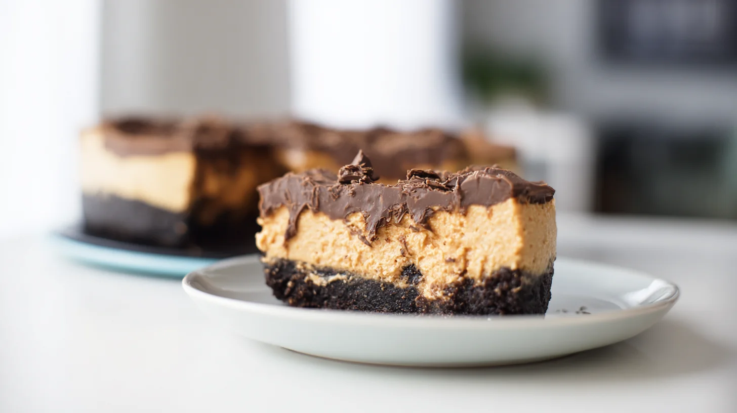 Keto Peanut Butter Cup Cheesecake