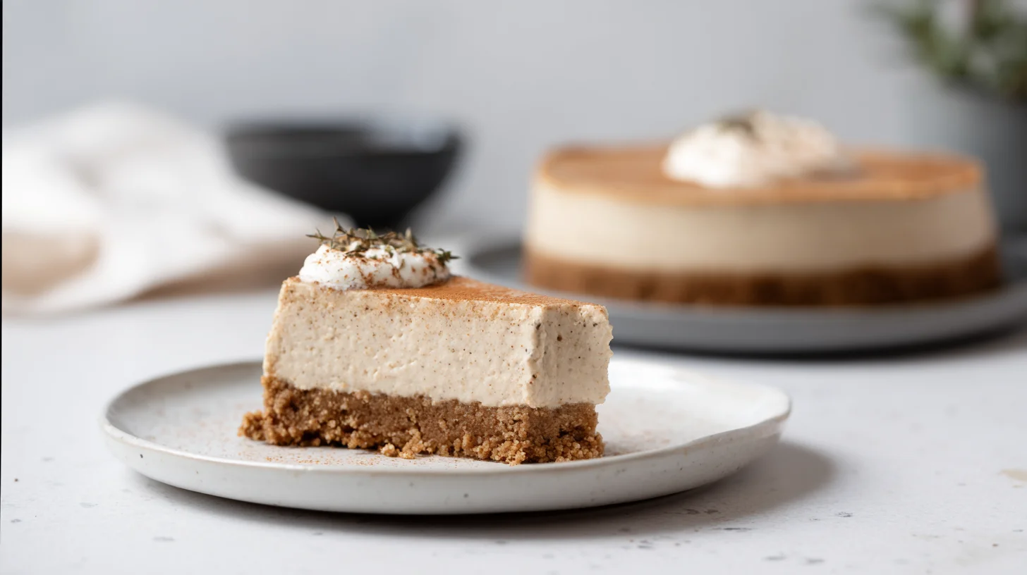 Keto Eggnog Cheesecake That Tastes Like the Holidays