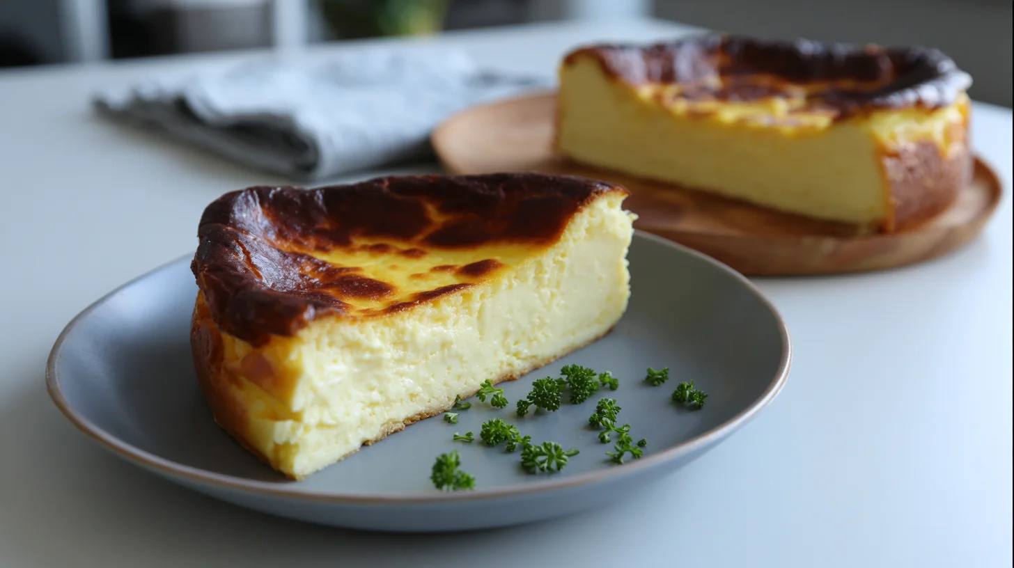 Keto Burnt Basque Cheesecake