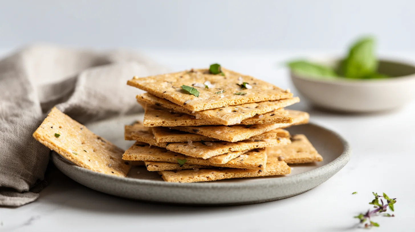 Keto Saltine Crackers: Crispy Low-Carb Crackers in 25 Minutes
