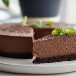 Keto Chocolate Cheesecake