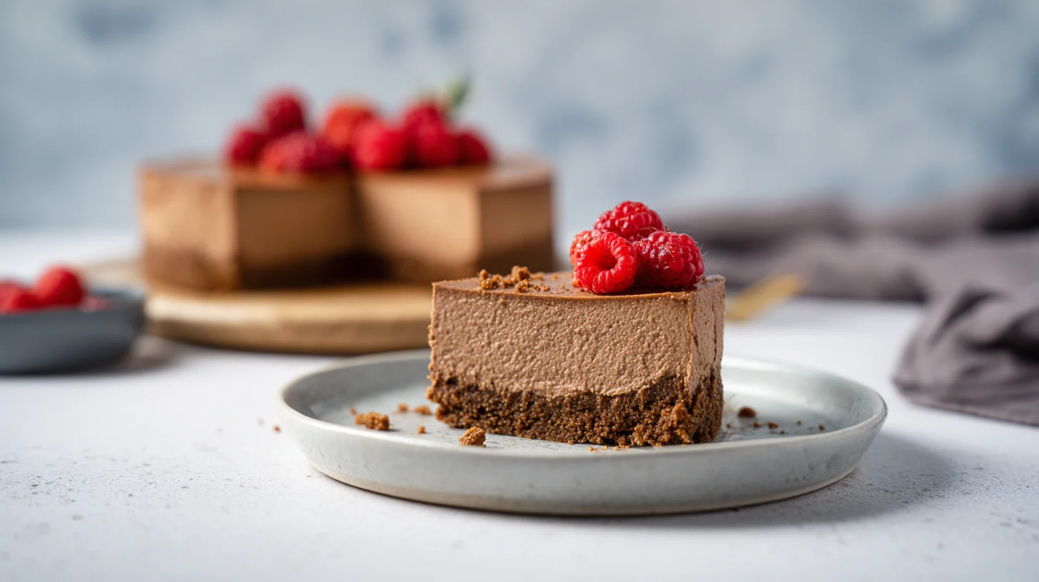 Keto Gingerbread Cheesecake With Warm Holiday Spices
