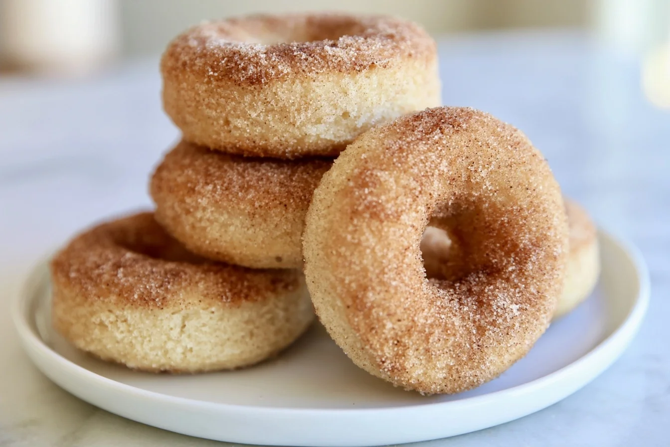 Keto Cinnamon Sugar Donuts