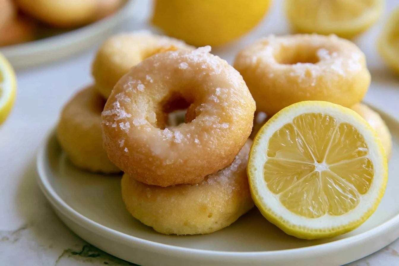 Keto Lemon Donuts – Bright, Fluffy, and Low-Carb