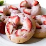 keto strawberry donuts