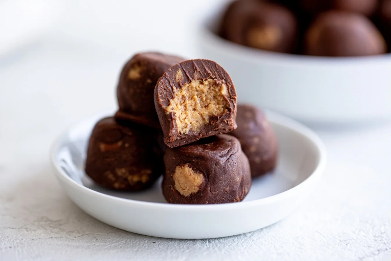 Keto Chocolate Peanut Butter Fat Bombs That Taste Like Candy