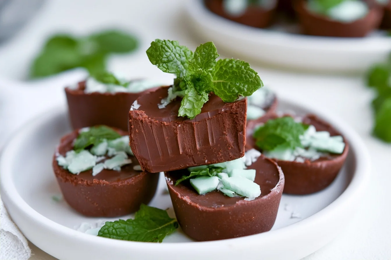 Keto Mint Chocolate Fat Bombs