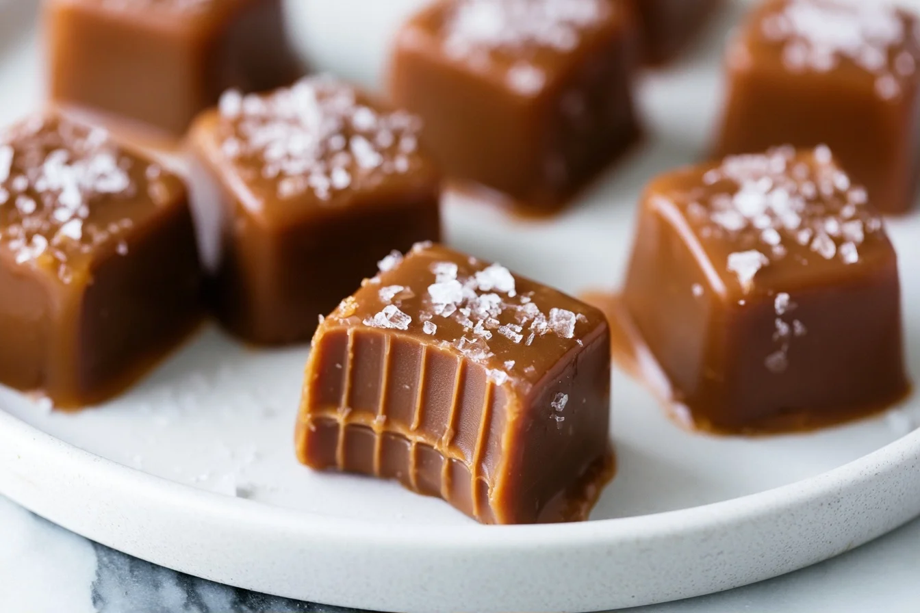Keto Salted Caramel Fat Bombs