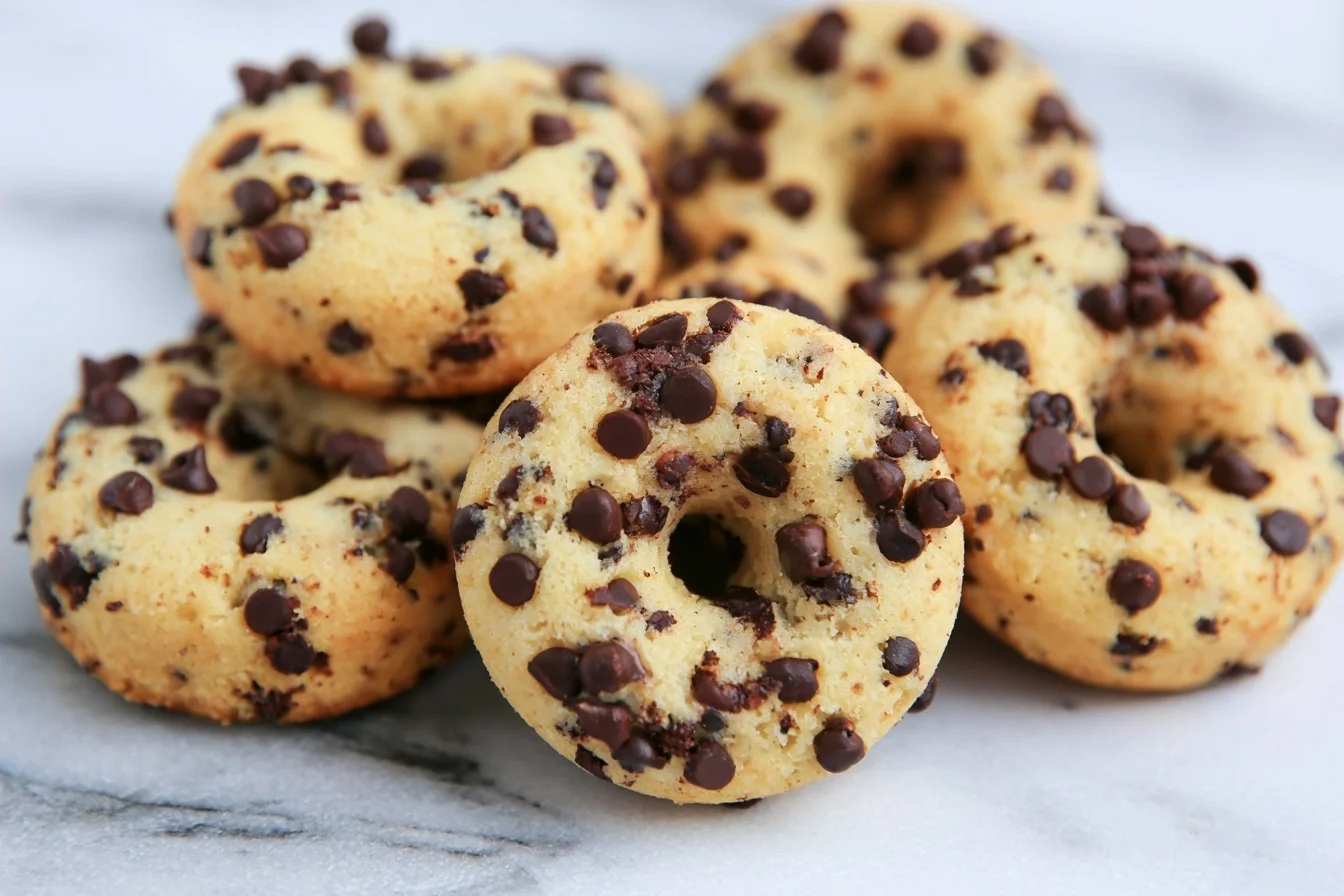 Keto Chocolate Chip Donuts