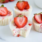 keto strawberry cheesecake fat bombs