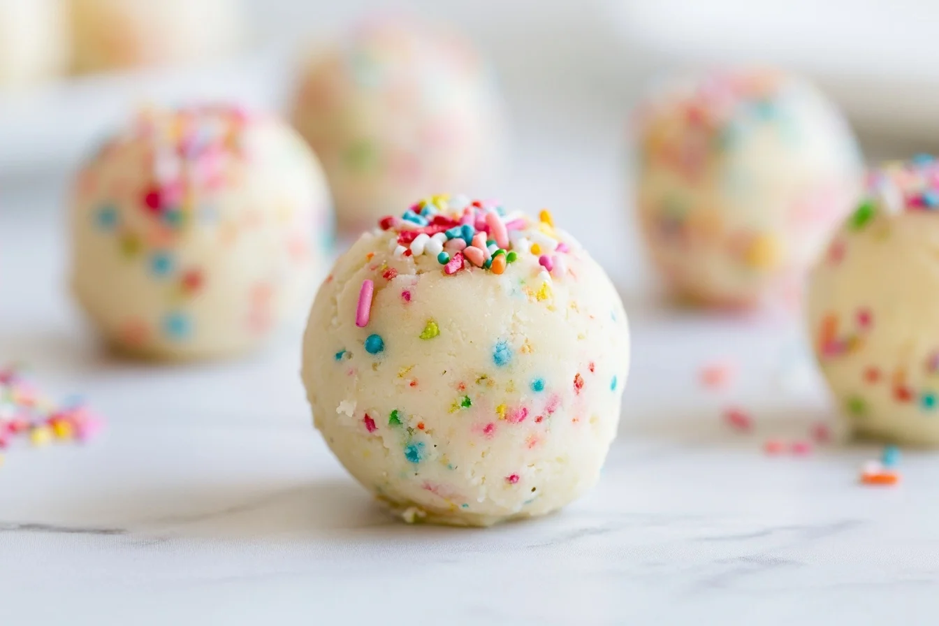 Keto Birthday Cake Fat Bombs