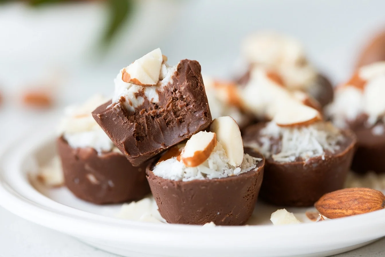 Keto Almond Joy Fat Bombs