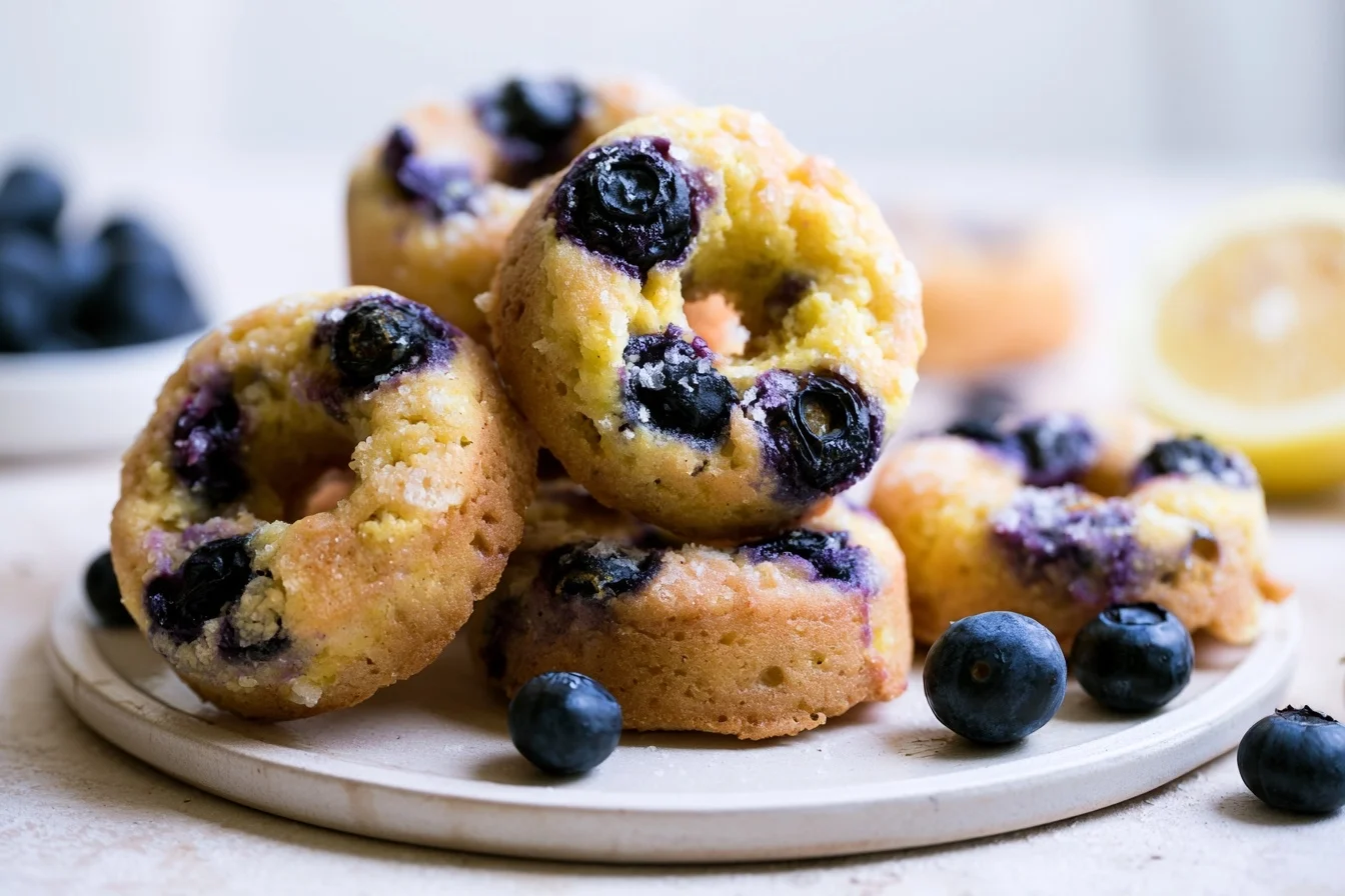 Keto Blueberry Donuts