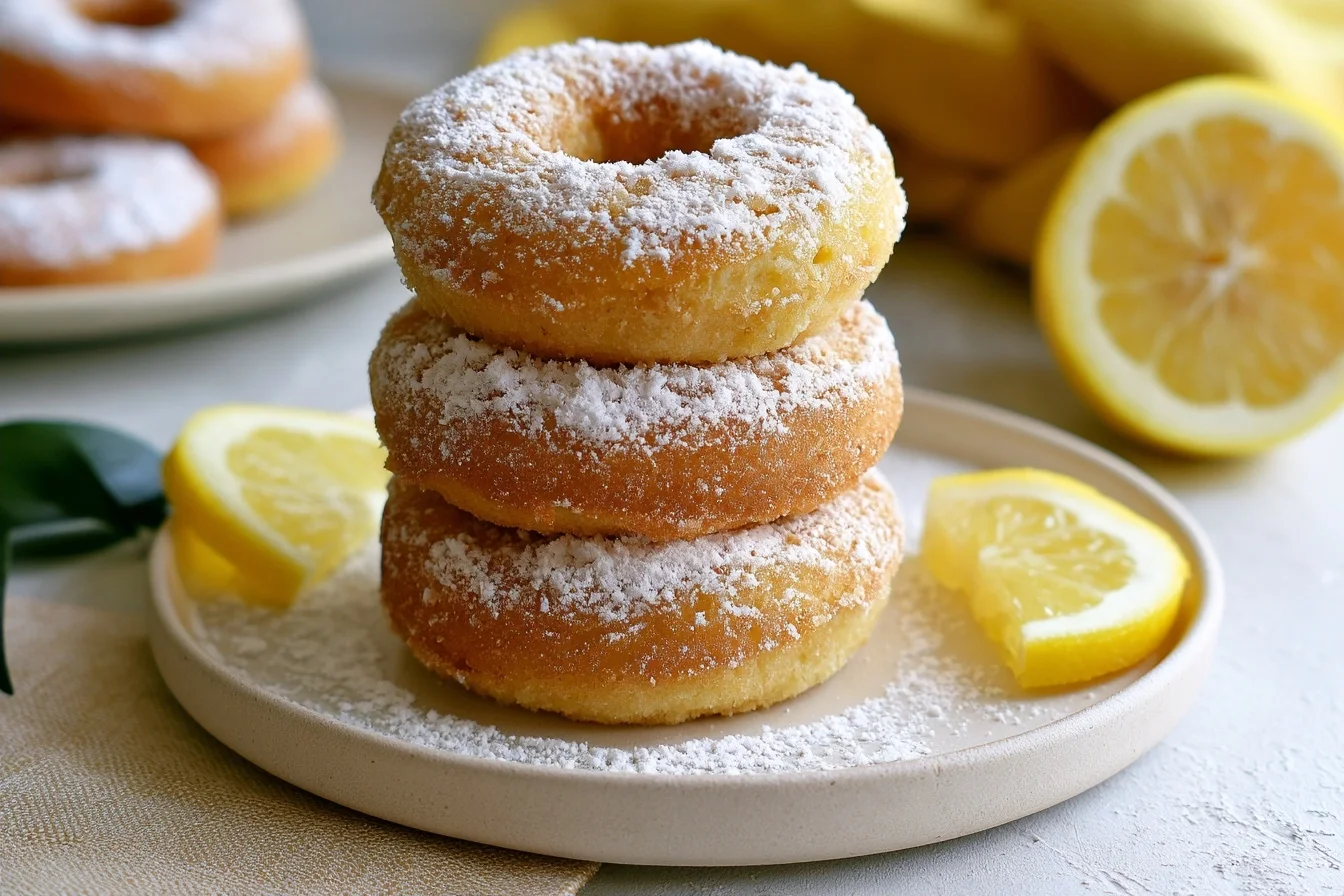 Keto Powdered Sugar Donuts