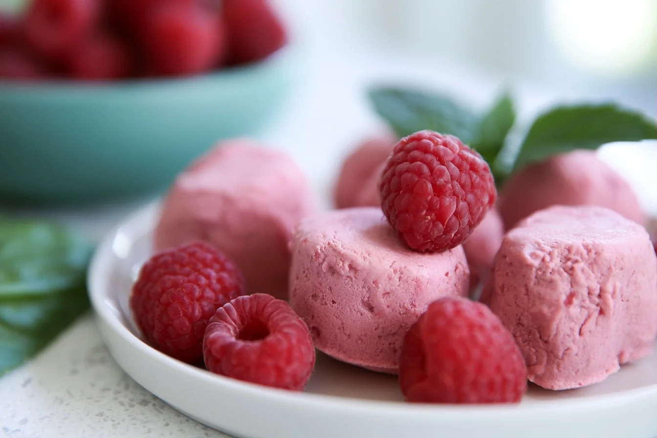 Keto Raspberry Fat Bombs: Creamy No-Bake Berry Treats