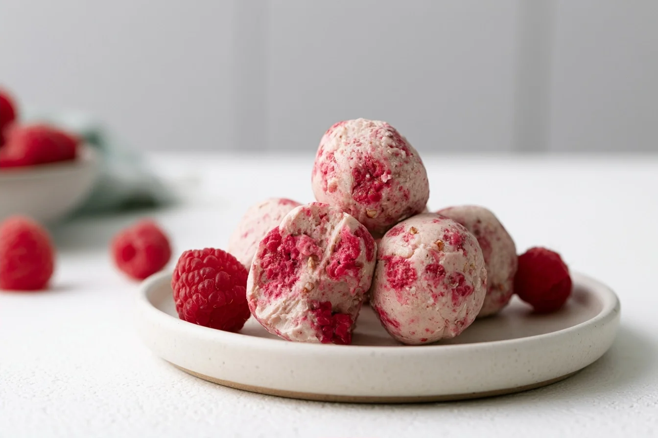 Keto Raspberry Fat Bombs