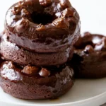 keto chocolate glazed donuts