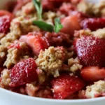 keto strawberry crisp