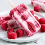 keto raspberry popsicles