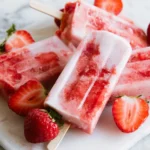 keto strawberry popsicles