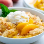 keto peach cobbler