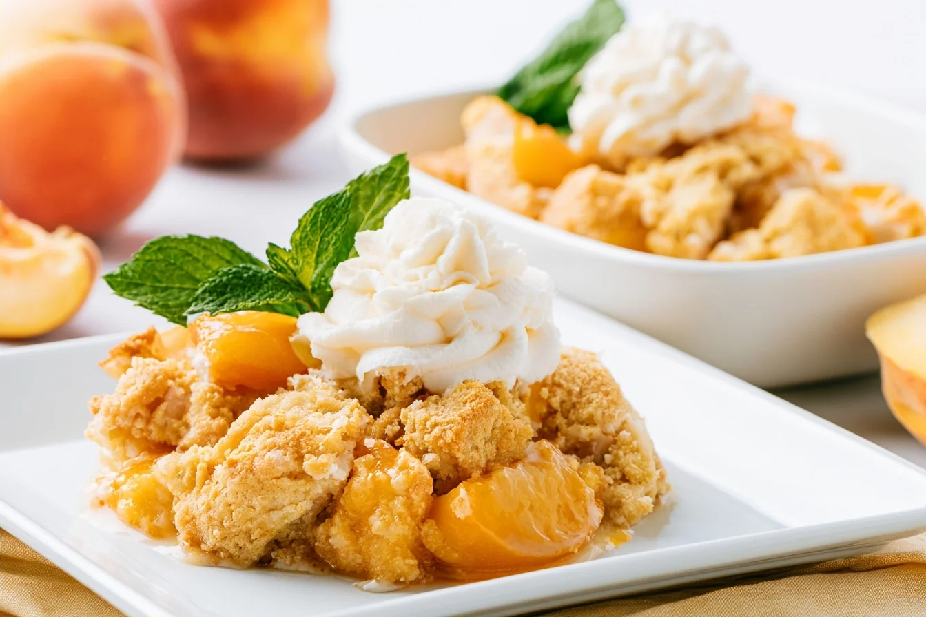 Keto Peach Cobbler