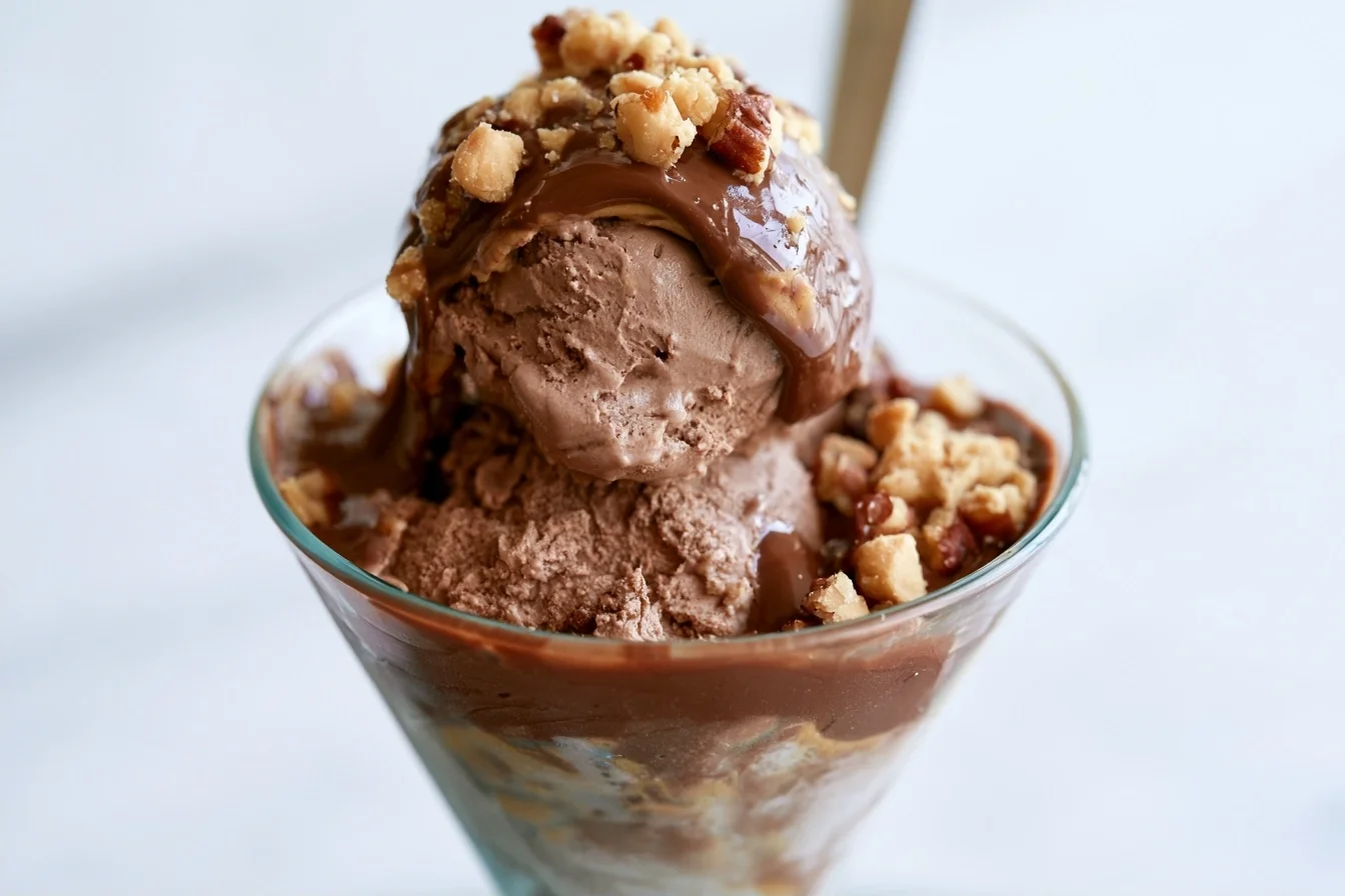 Keto Chocolate Peanut Butter Ice Cream