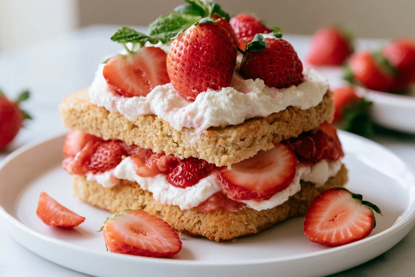 Keto Strawberry Shortcake