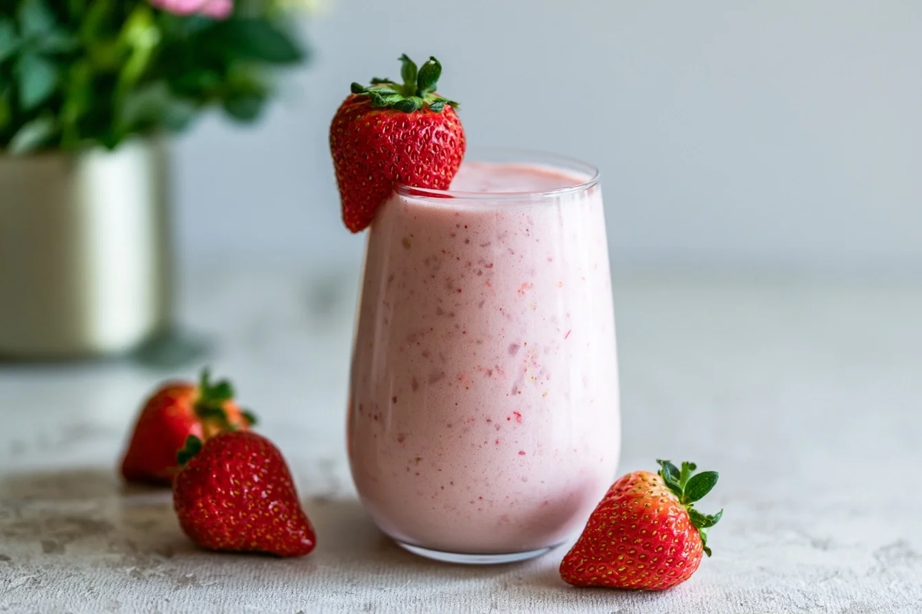 Keto Strawberry Milkshake That Tastes Like the Real Thing